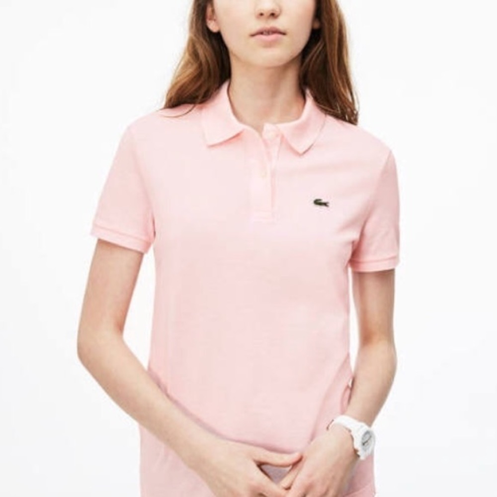 Light Pink Lacoste Polo